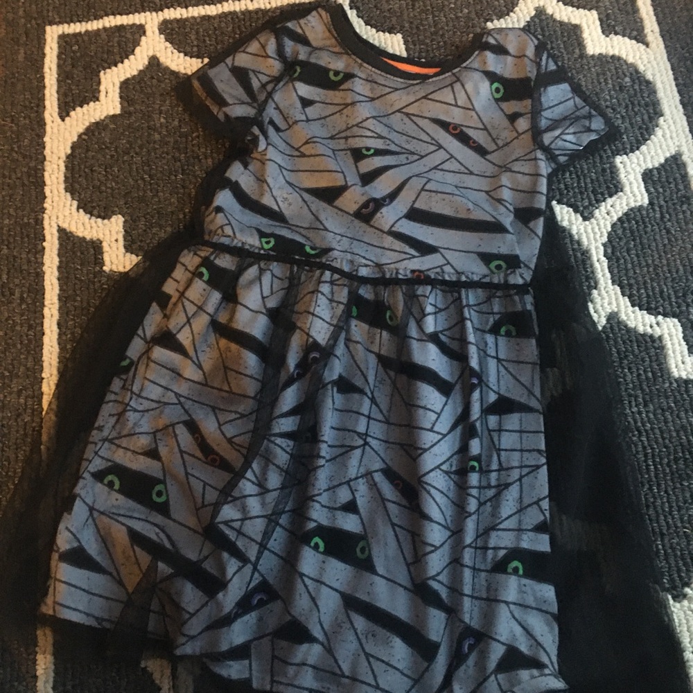 Cat & Jack Halloween Mummy Dress - Size M (7/8)